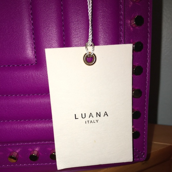 ⭐️⭐️⭐️4X HOST PICK⭐️⭐️⭐️⭐️ NWT Authentic Luana Italy Stud Cross/Clutch - Picture 12 of 16